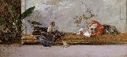 Marsal, Mariano Fortuny y The Children of the Painter in the Japanese Room (nn02) painting